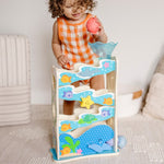 Melissa and Doug Rollables Wooden Ocean Slide