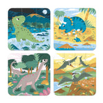 Janod Dinosaurs Puzzle - 4 Puzzles (6-9-12-16pcs)