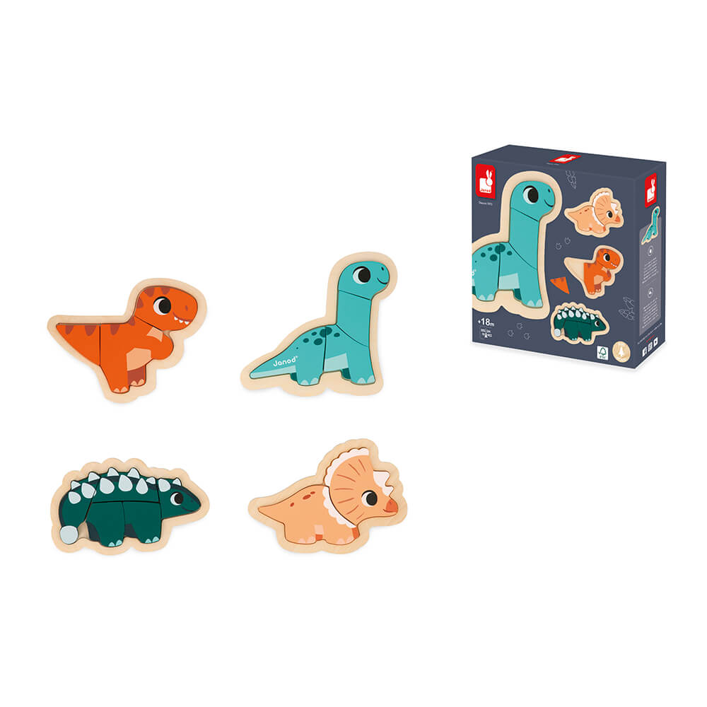 Janod Dinosaur Progressive Puzzle