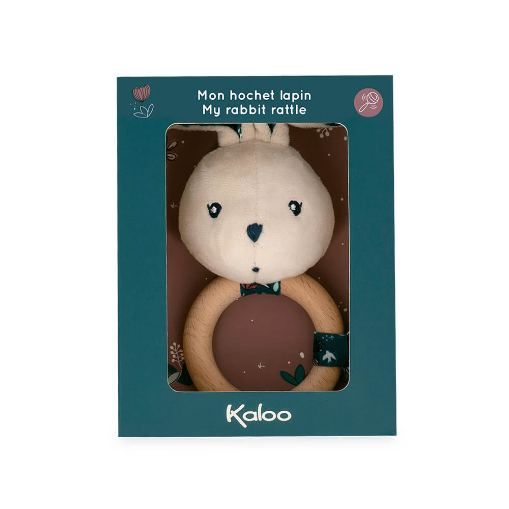 Kaloo Rabbit Rattle Nature