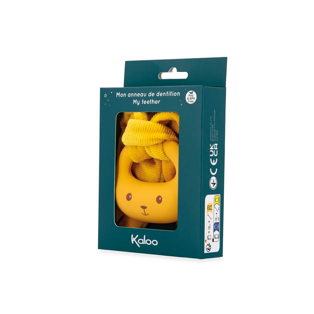 Kaloo Ochre Rabbit Teether