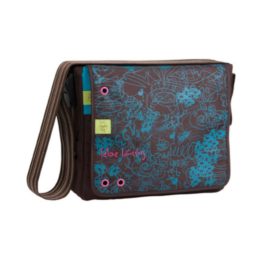 Lassig Doodle Choco Messenger Bag - MULTI BUY - Buy 1 for $20, Buy 2 for $30