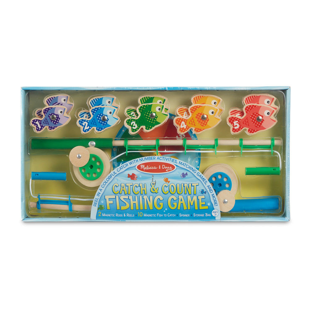 Melissa and Doug Catch & Count Magnetic Fishing Rod Set
