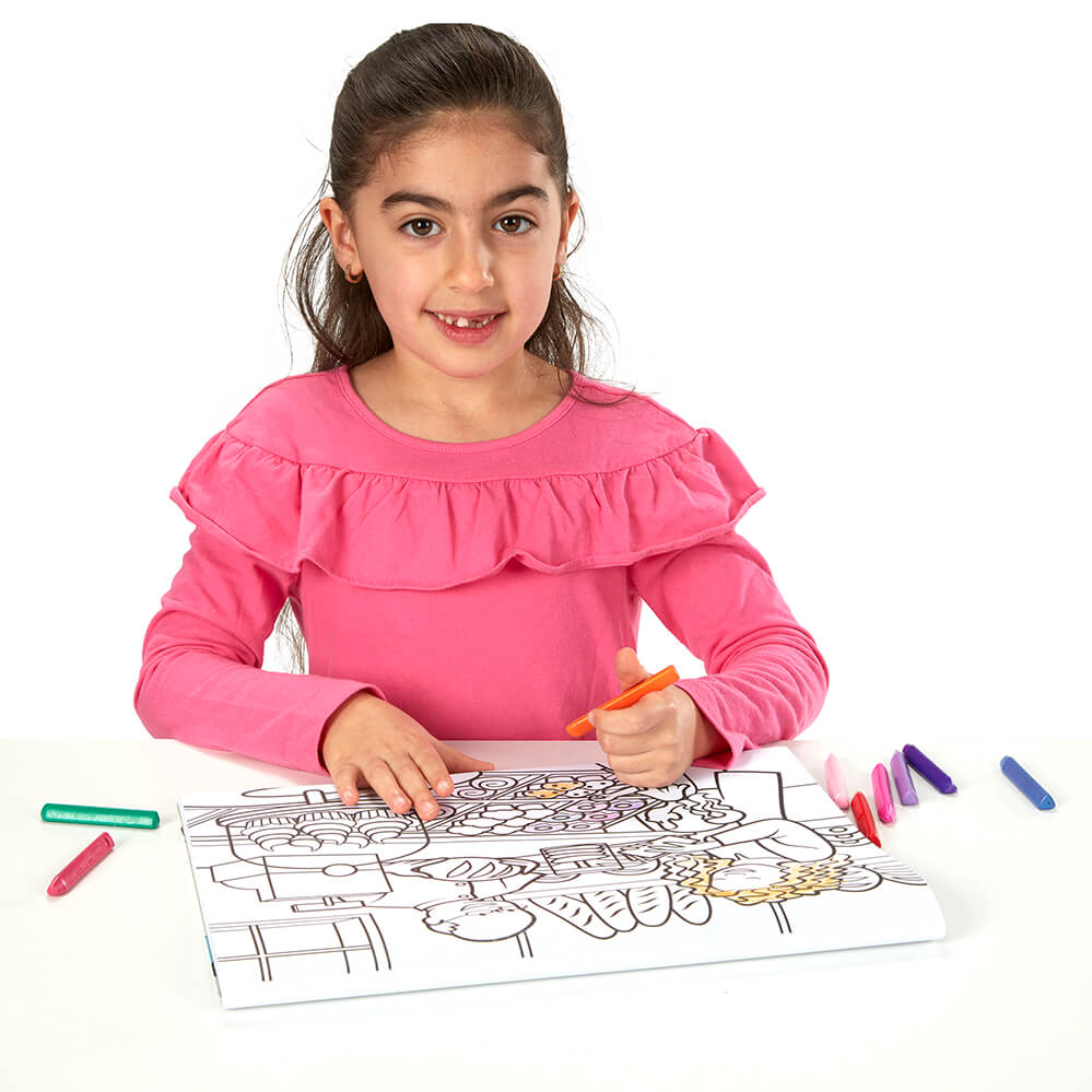Melissa and Doug Town Jumbo Colouring in Pad