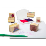 Melissa and Doug Fairy Tale Deluxe Wooden Stamp Set