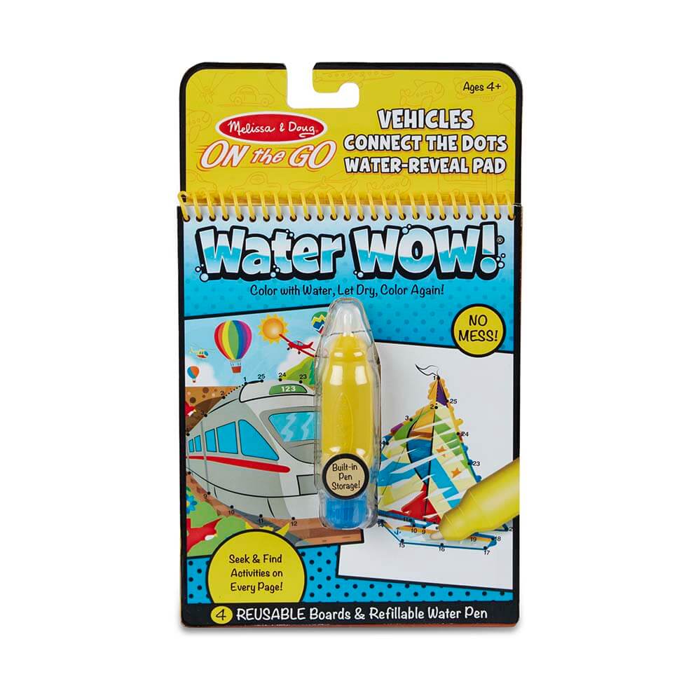 Melissa and Doug Water Wow Vehicles Connect the Dots