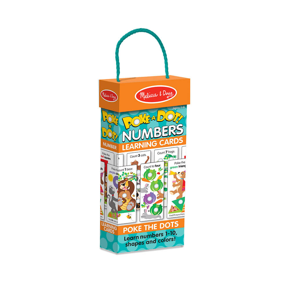 Melissa and Doug Poke-A-Dot Numbers Learning Cards