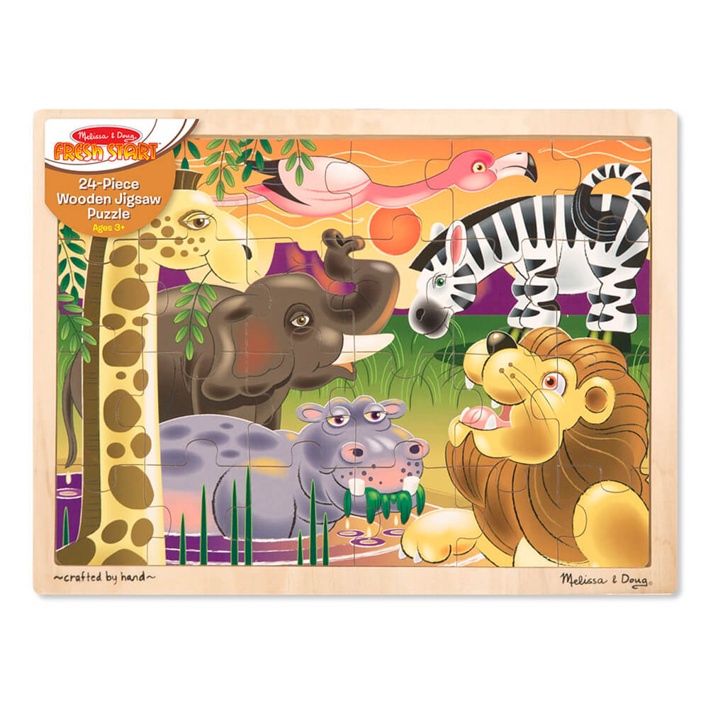 Melissa and Doug African Plains 24pc Wooden Puzzle