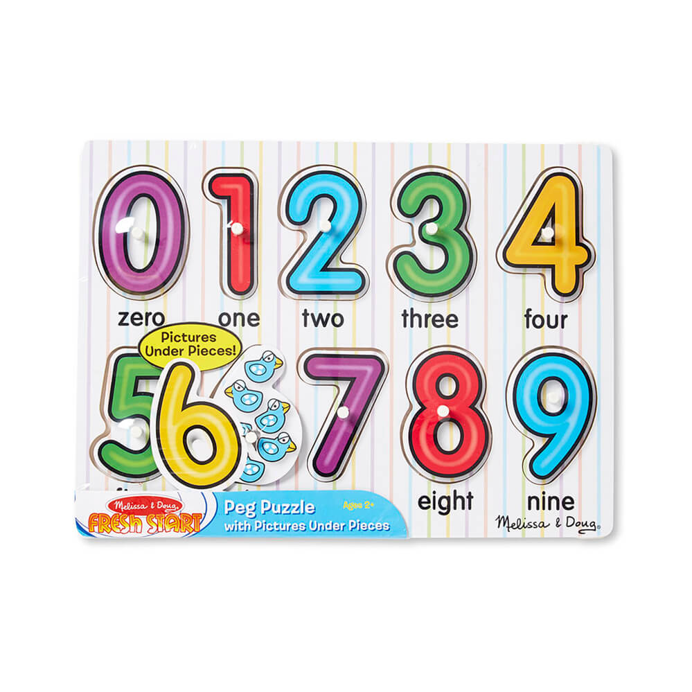 Melissa and Doug See Inside Numbers Peg Puzzle