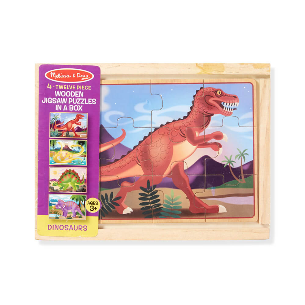 Melissa and Doug Dinosaurs Puzzle in a Box