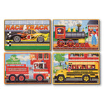 Melissa and Doug Vehicles Puzzles in a Box