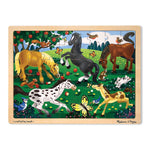 Melissa and Doug Frolicking Horses 48pc Wooden Puzzle