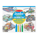 Melissa and Doug Vehicles Jumbo Colouring in Pad