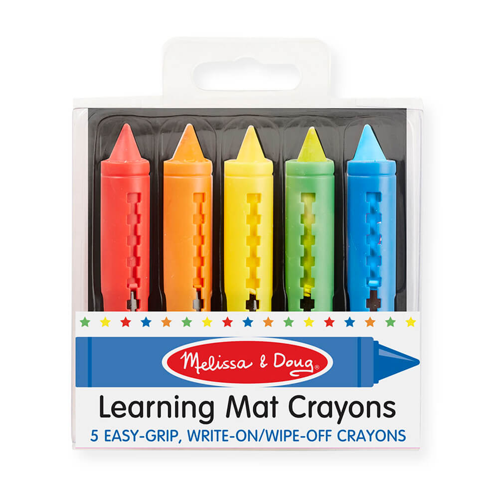 Melissa and Doug Learning Mat Crayons