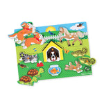 Melissa and Doug Friendly Pegs Pet Puzzle