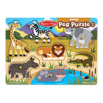 Melissa and Doug Safari Peg Puzzle